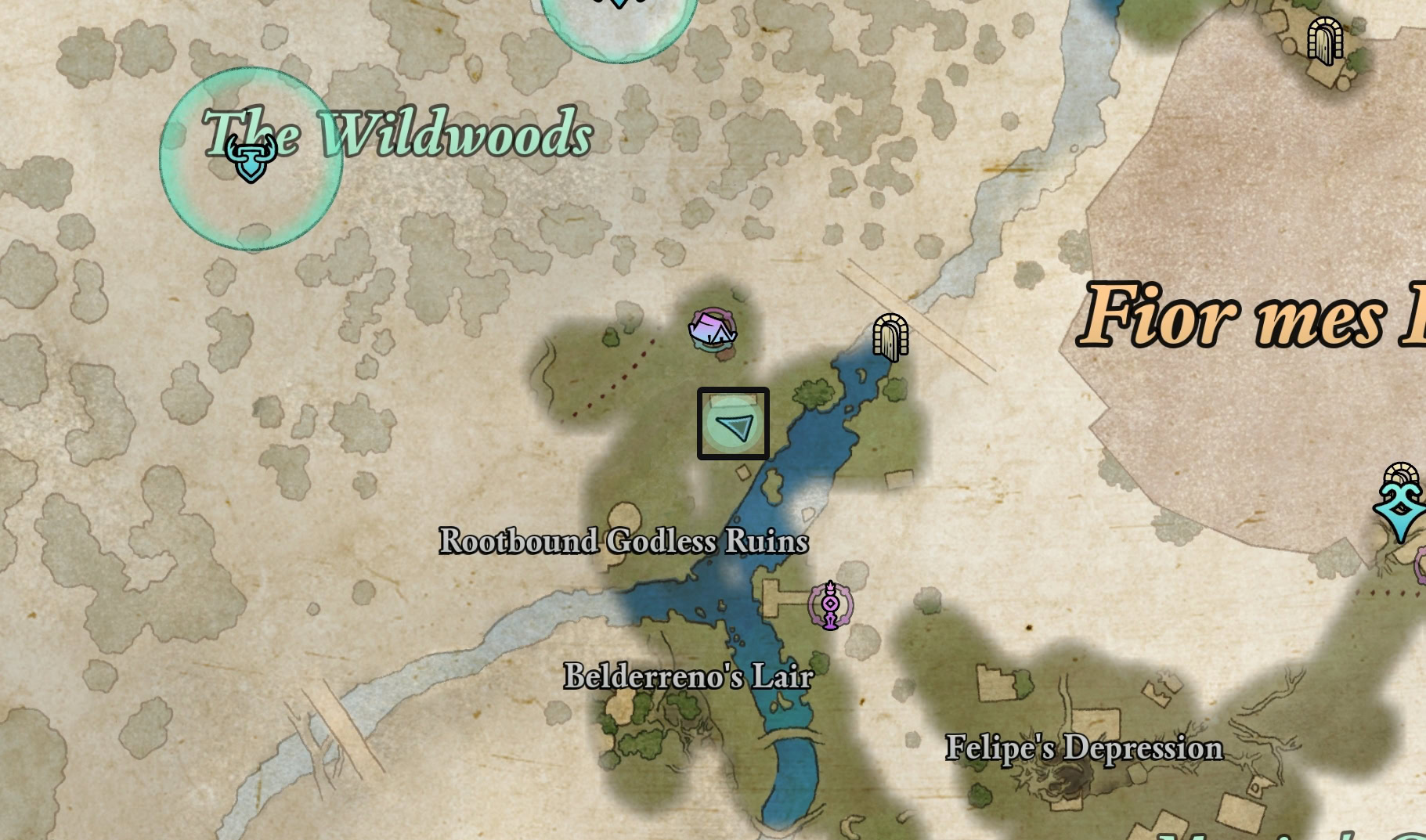 Painter's Regret - Painter's Brush Map