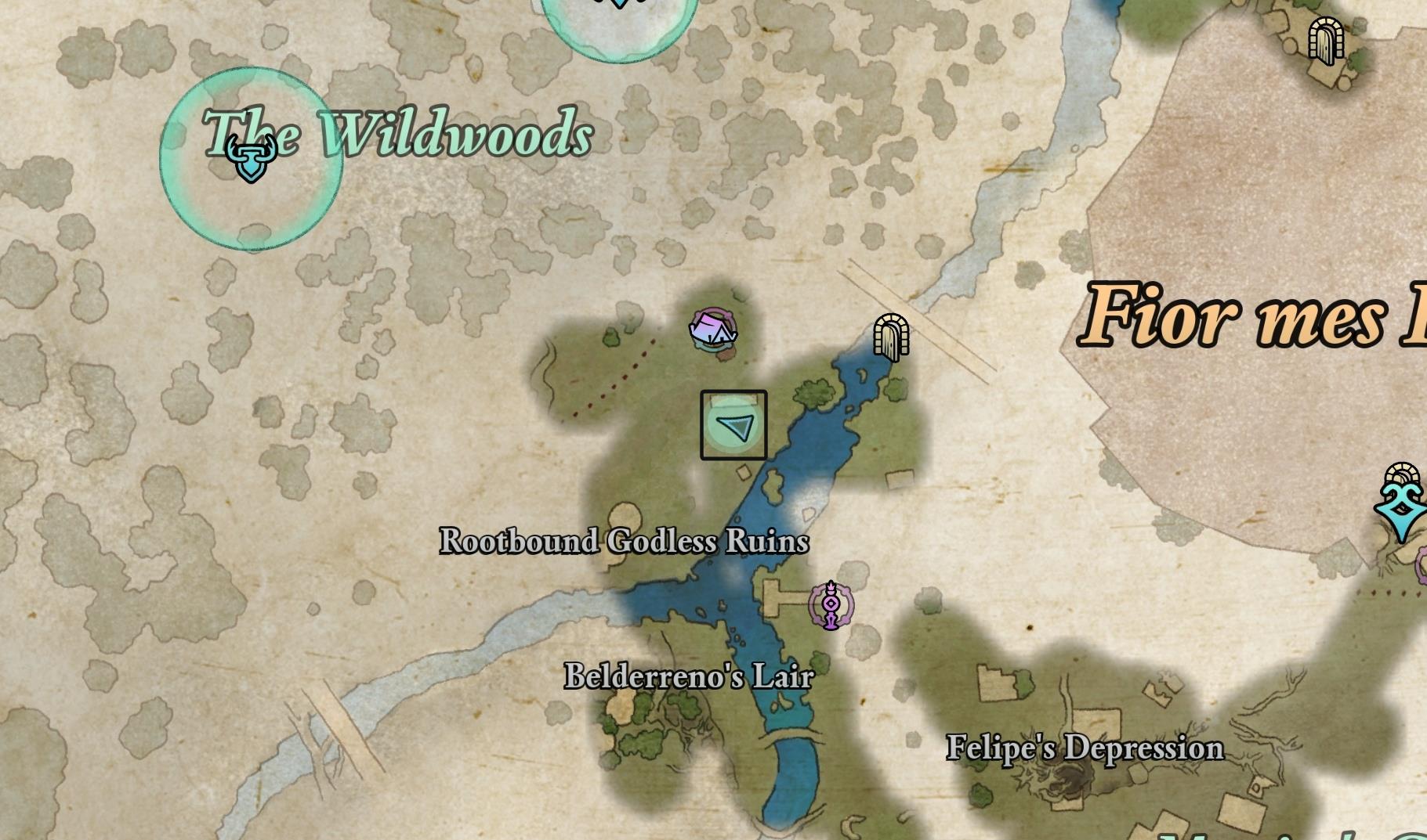 Painter's Regret - Painter's Brush Map
