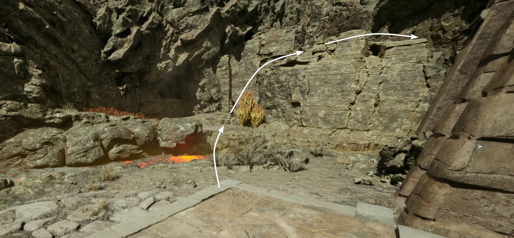 Path to the roof