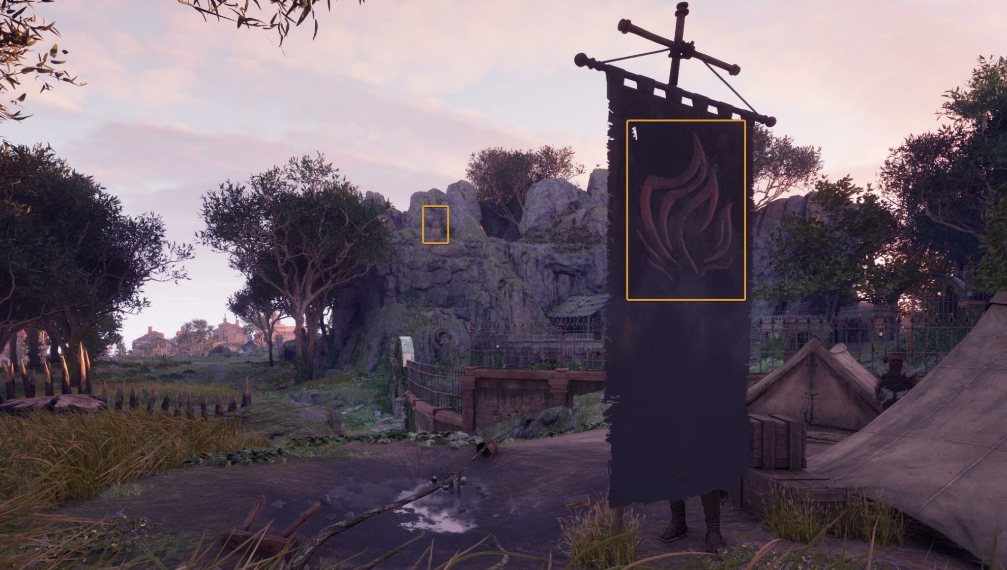 Pyromancer's Camp Flags