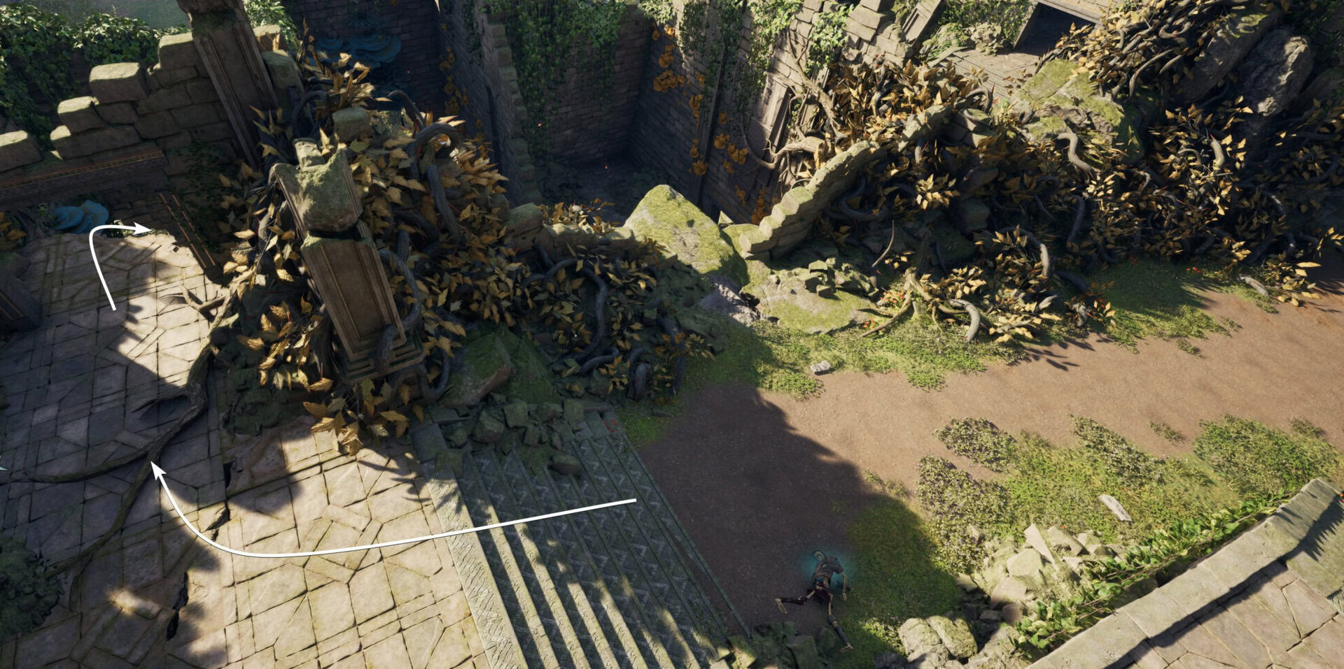 Skeleton loot path