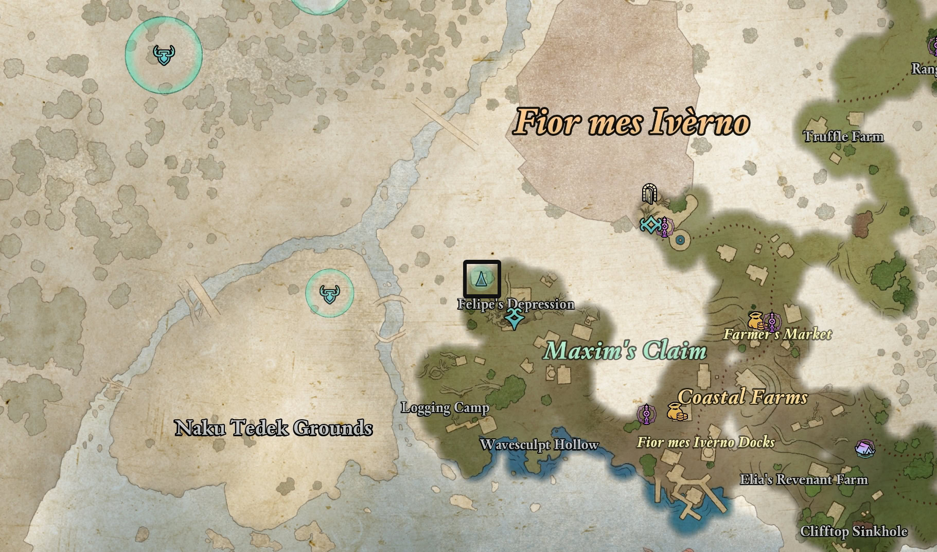Sun and Moon Map