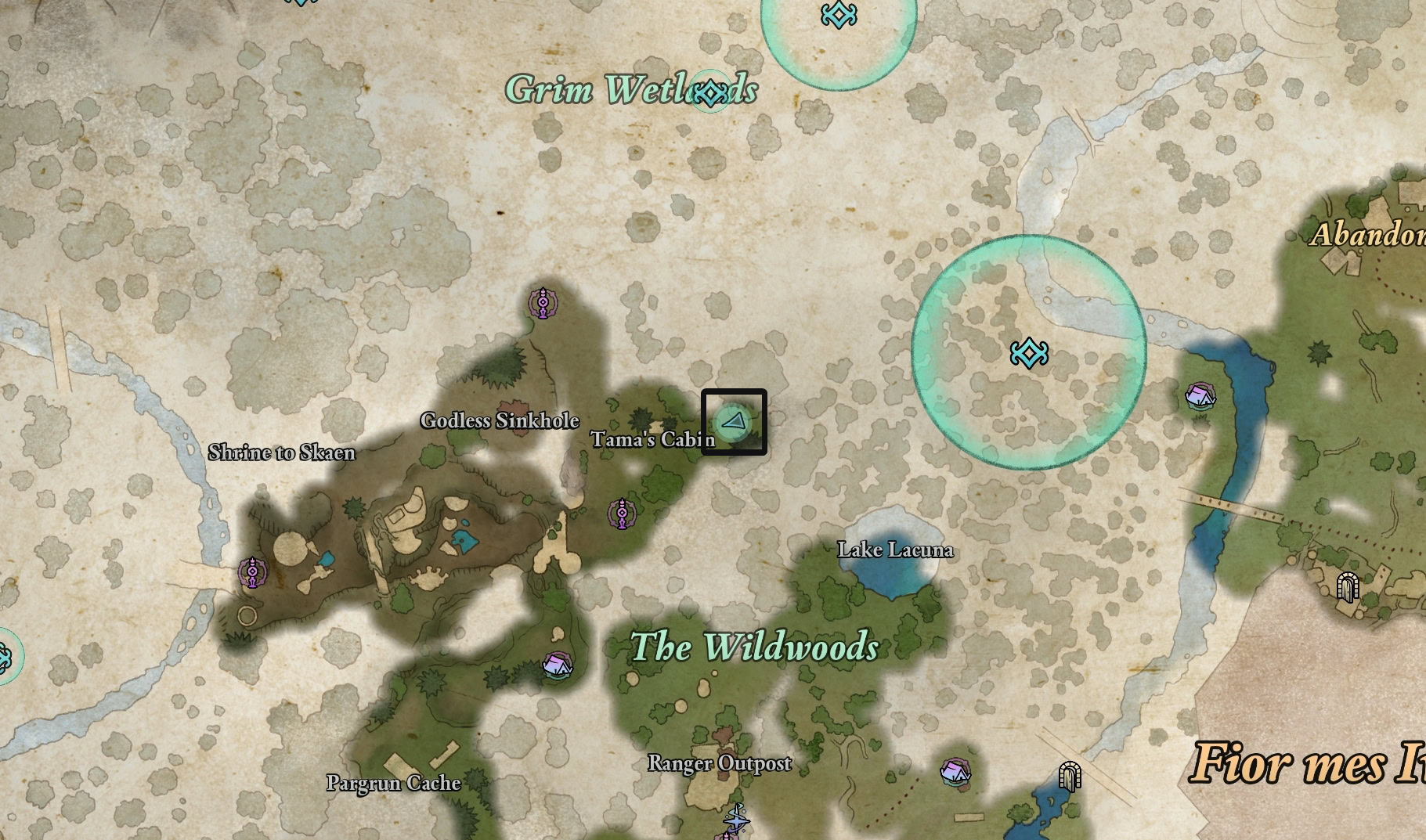 Torc of the Warrior King Map