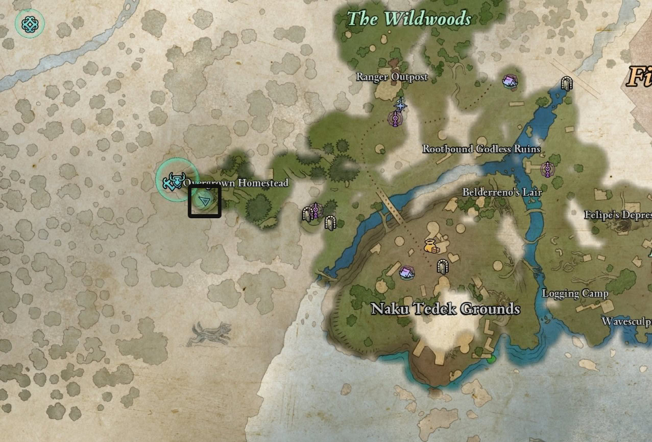 Tranton Family Greaves Map