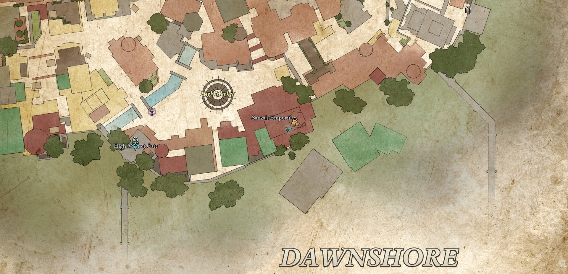 Woedica's Inheritance Map Location Map