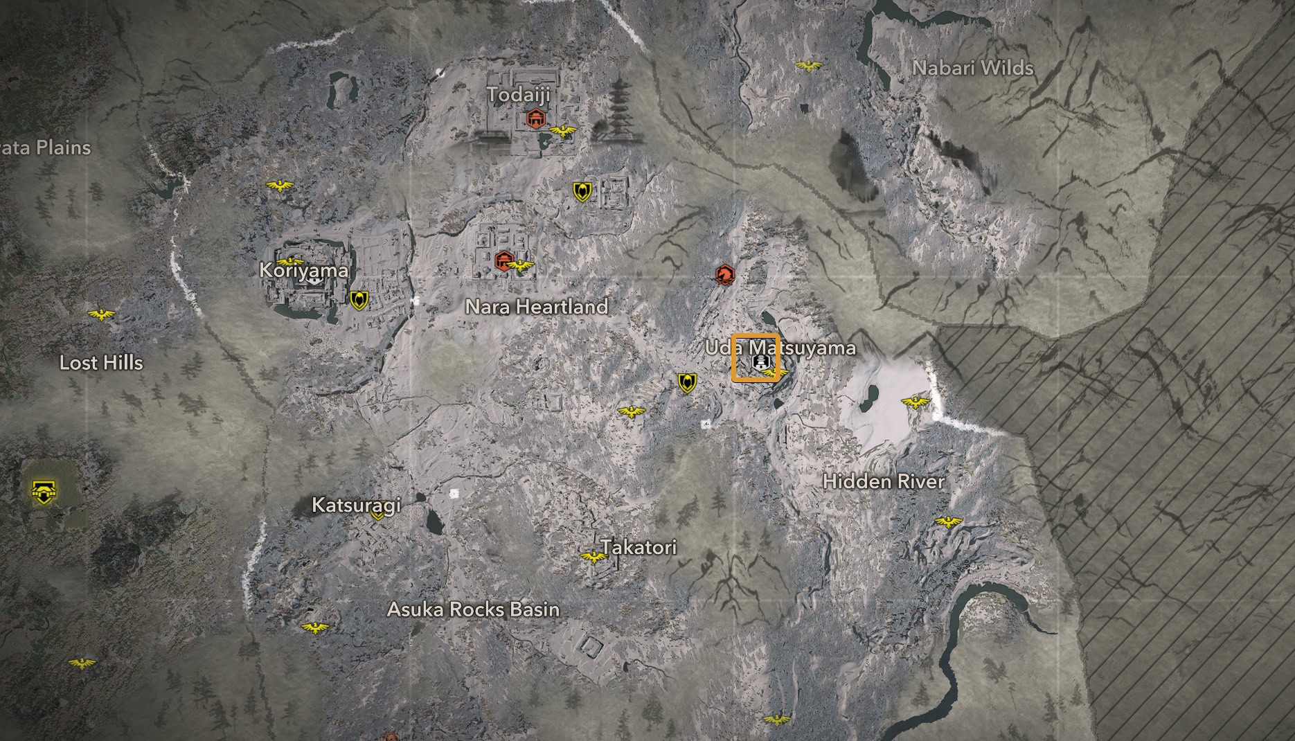 Akiyama Agent - Uda Matsuyama Castle Map