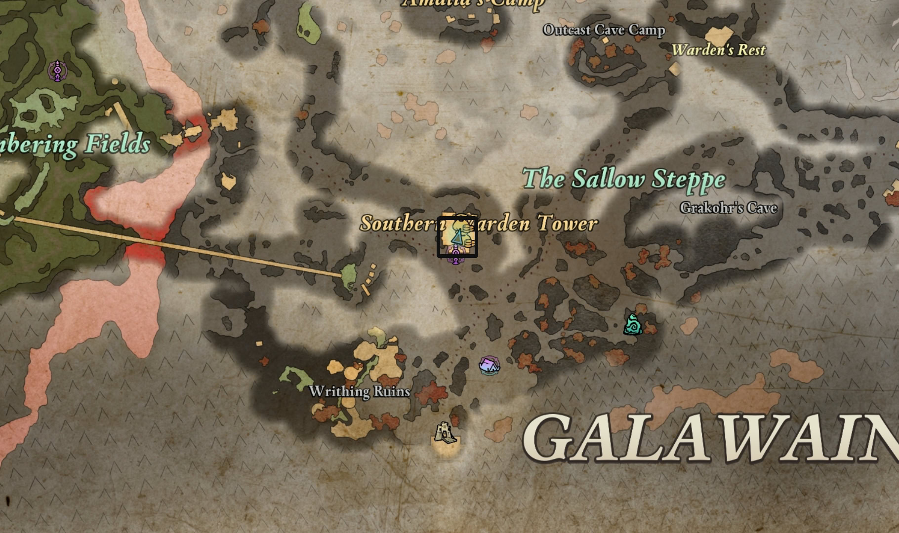 Ashfall's Legacy Map - Wardens Warding