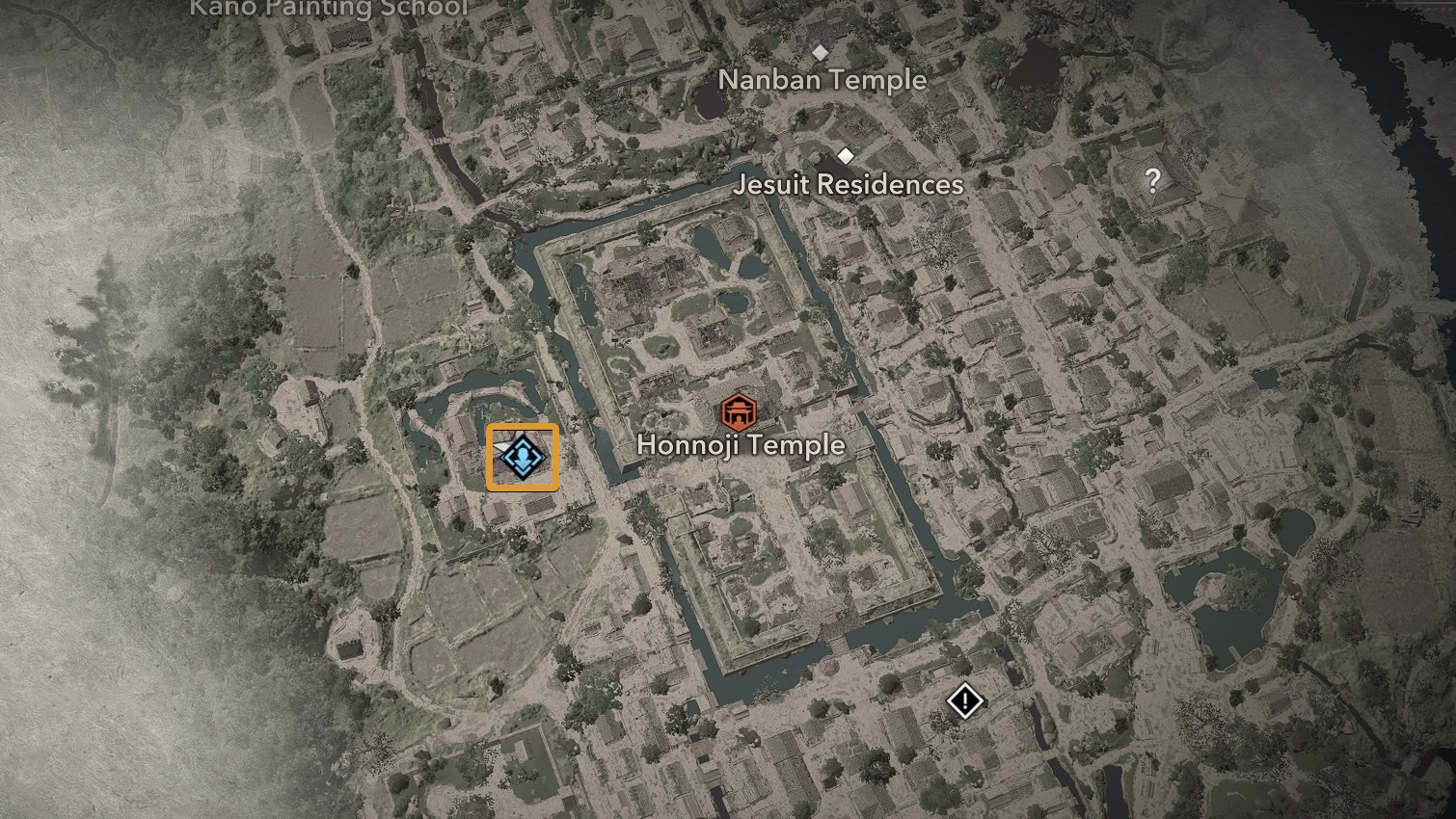 Assassinate Takahashi Inoshichi Map