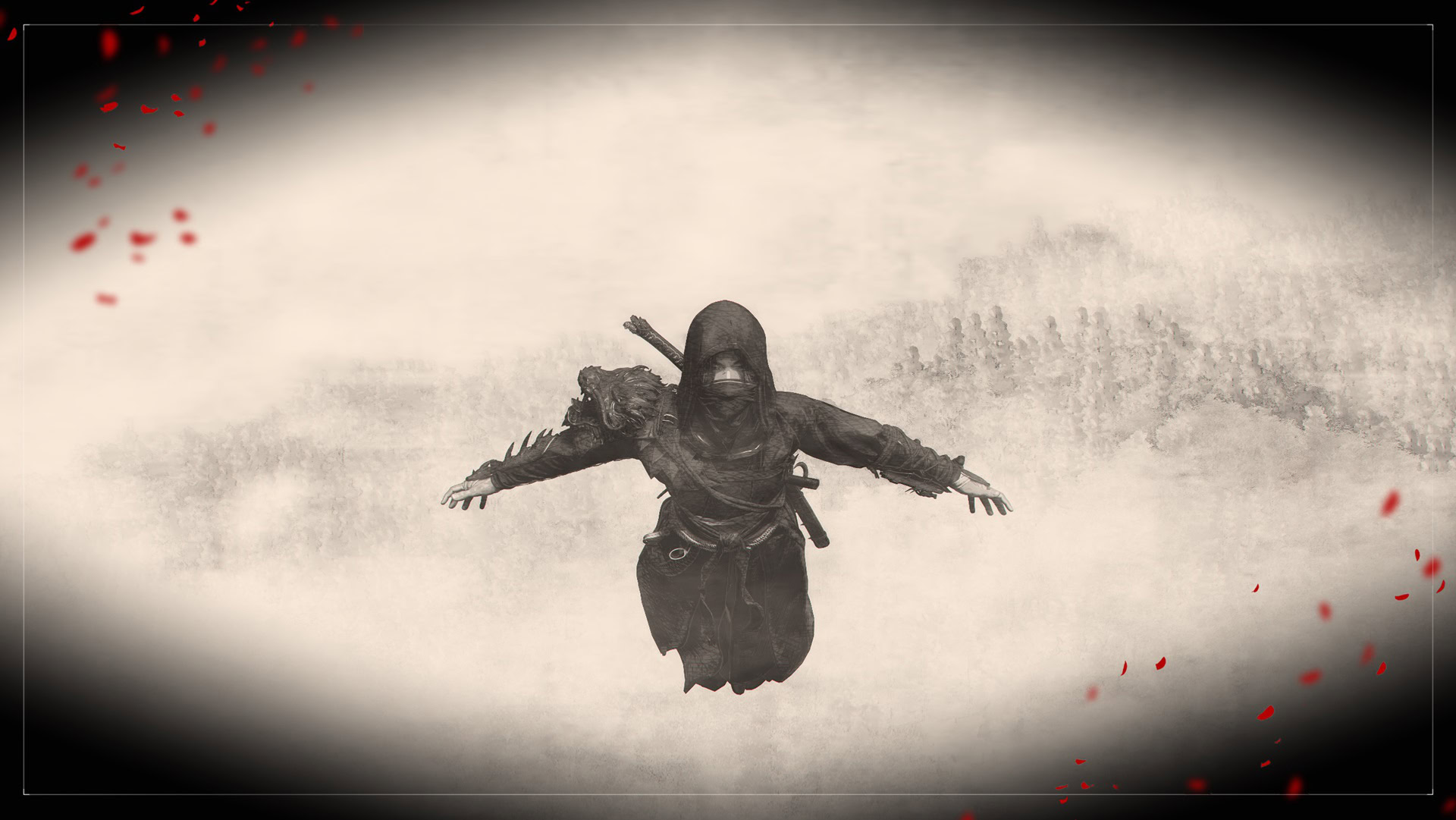 Assassin's Creed Shadows photo mode vignette