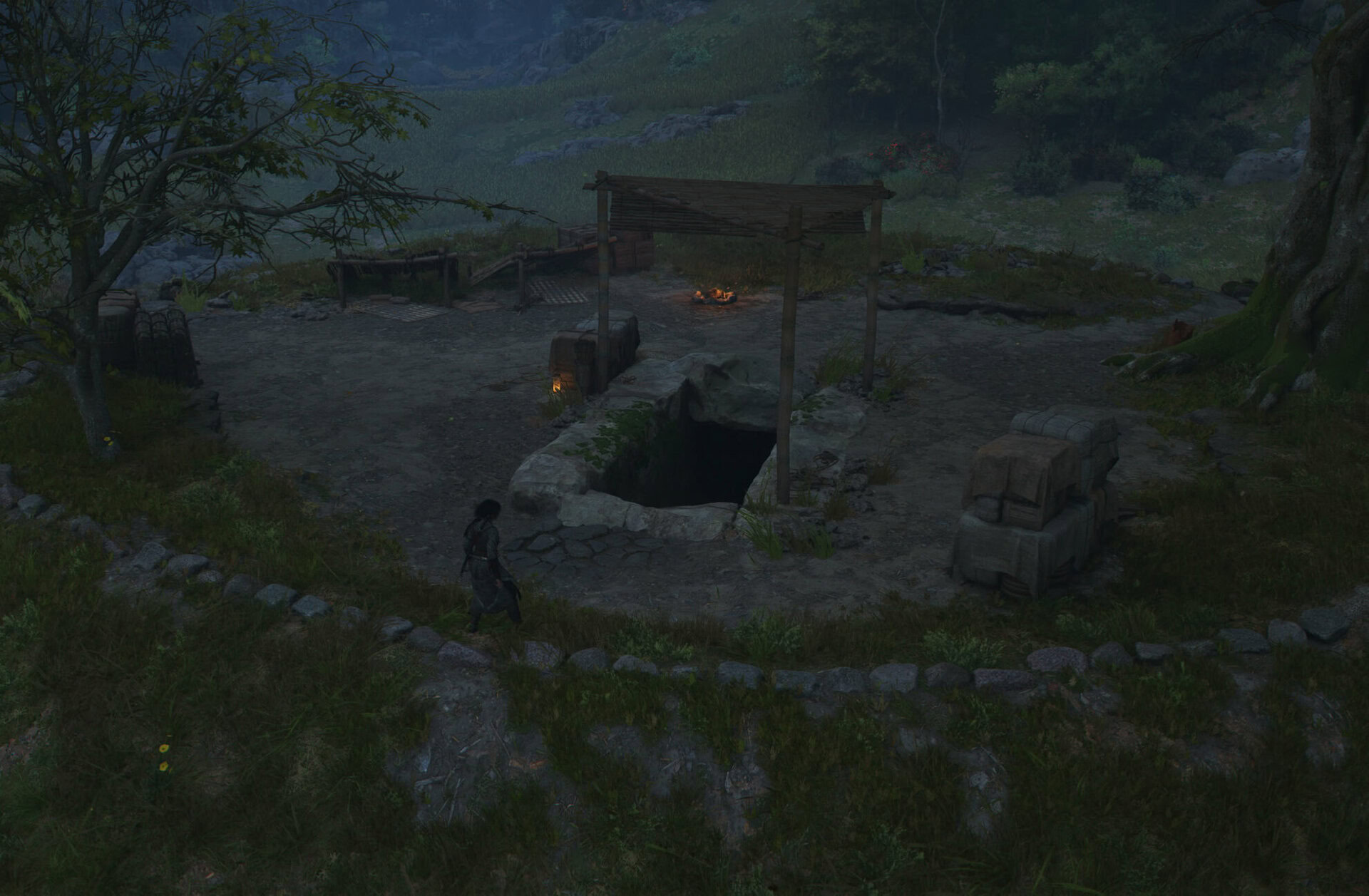 Azuchi Hyotanyama Kofun Entrance