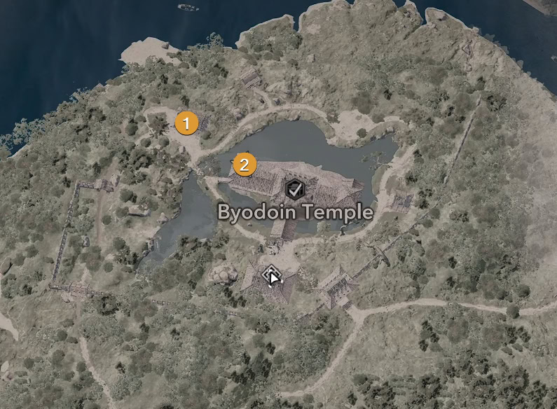 Byodoin Temple Lost P ages Map