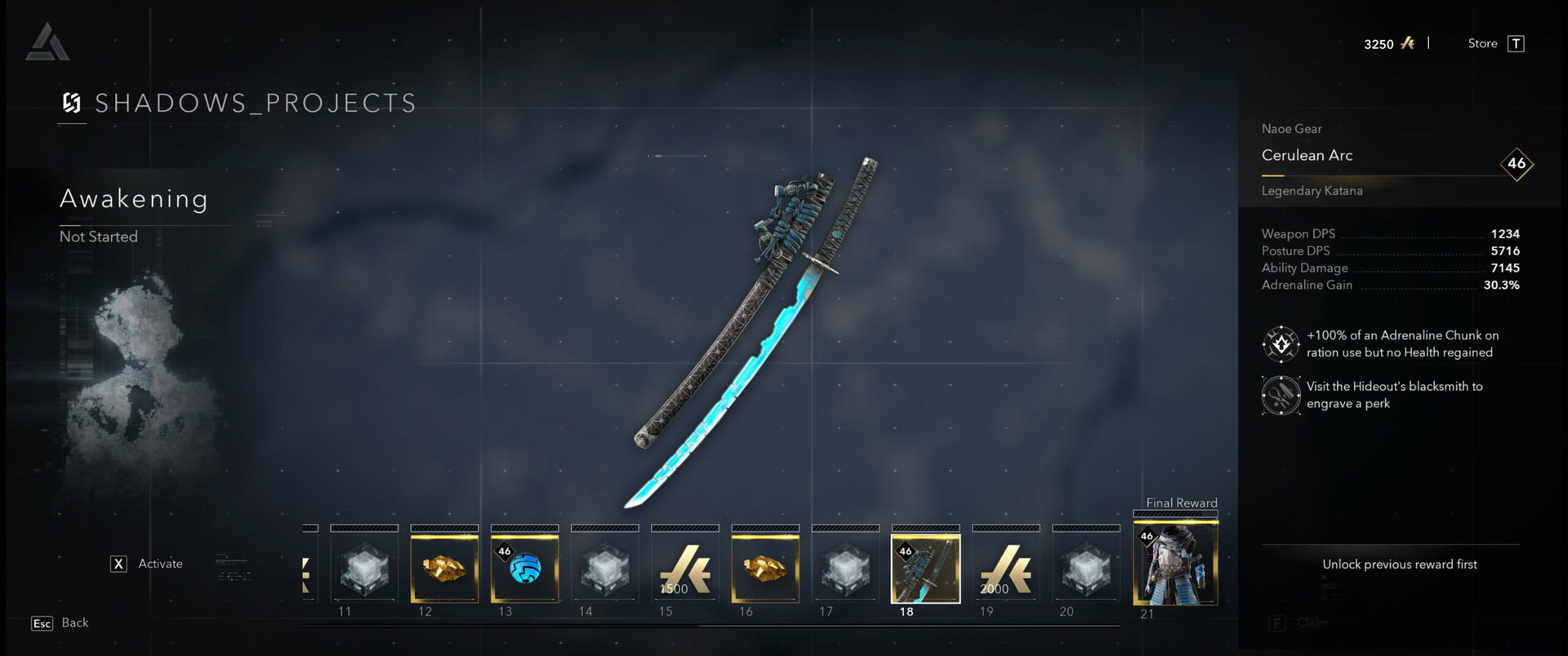 Cerulean Arc Stats