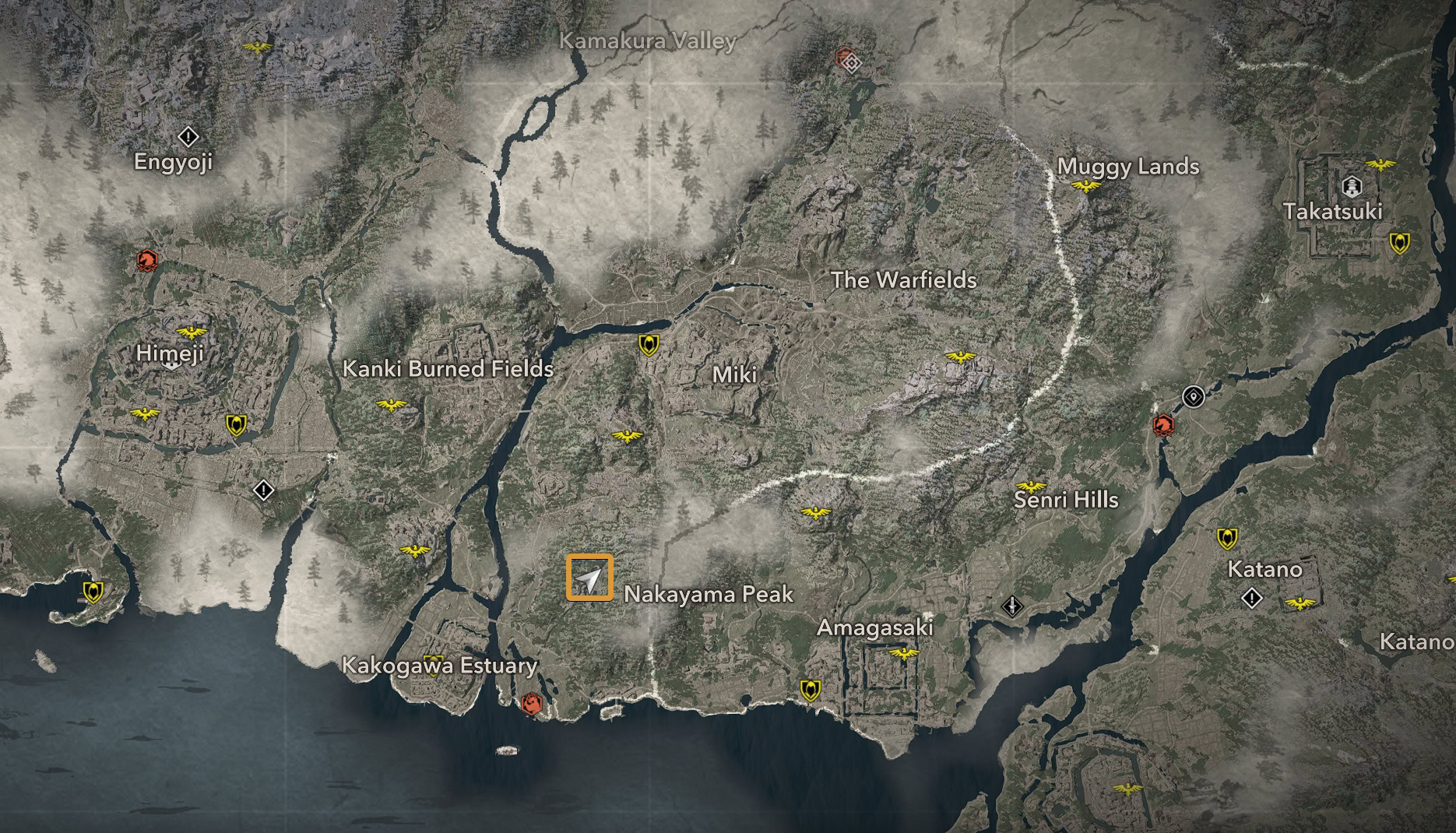 Demon Tooth Chest Map