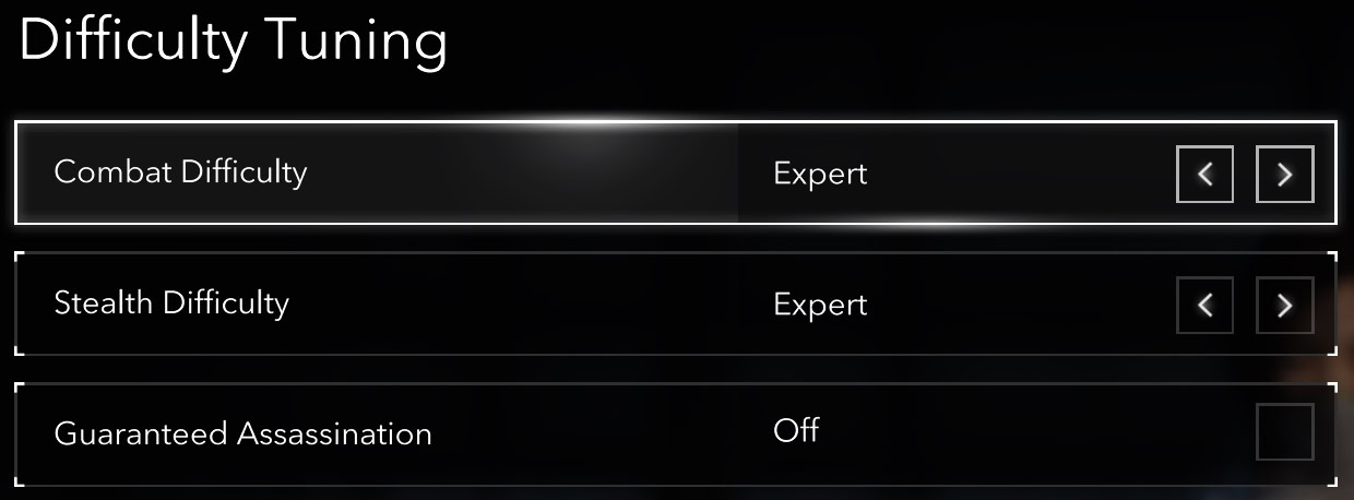 Difficulty Tuning