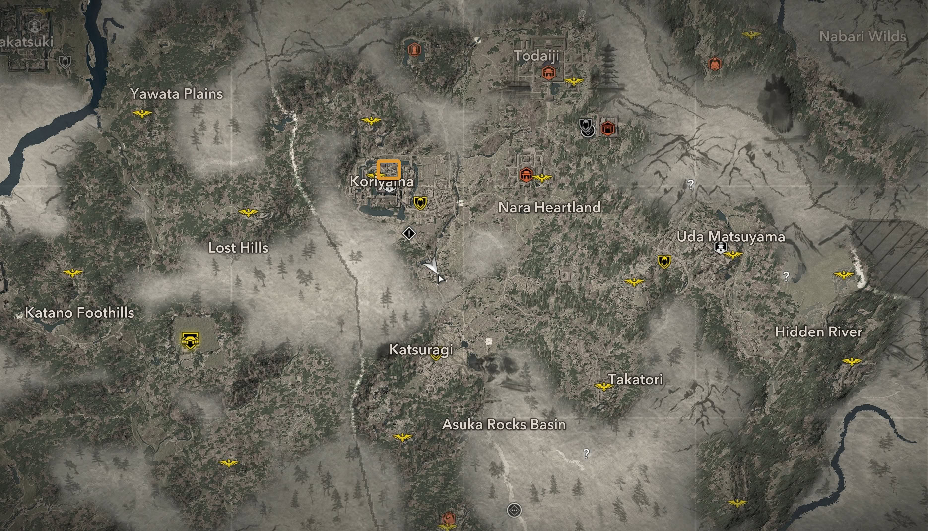 Dragon's Wrath - Location Map