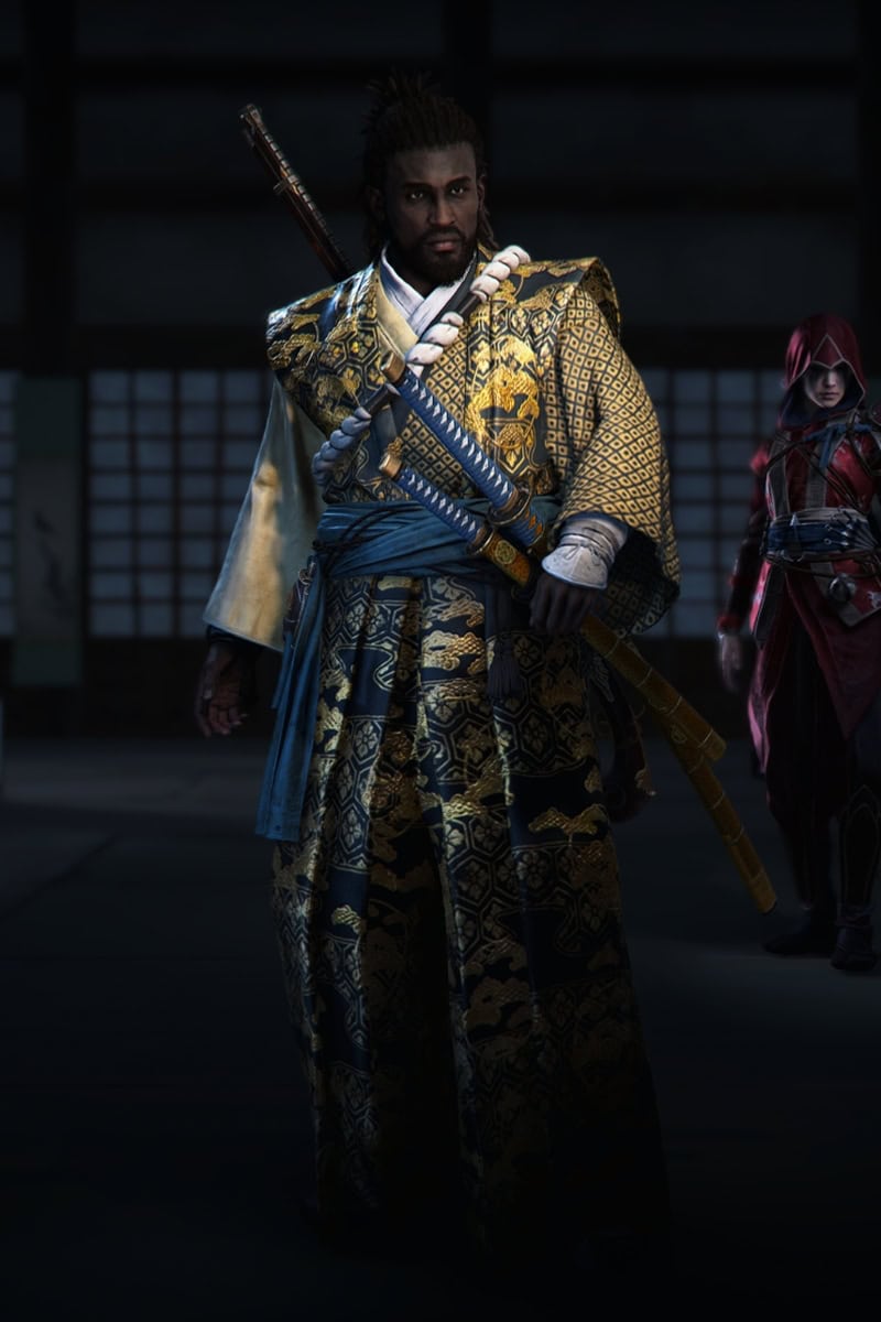 Elegant Samurai Outfit Front Preview
