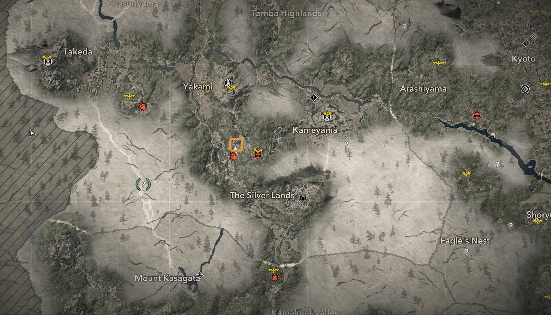 Extravagant Kabukimono Headgear - Narutaki Falls Map