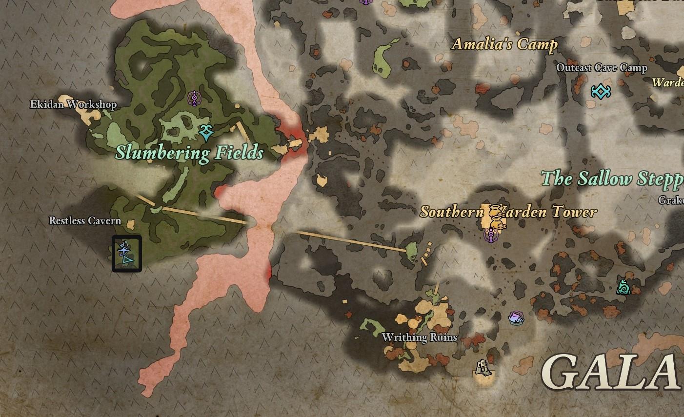 Galawain's Tusks Memory Map