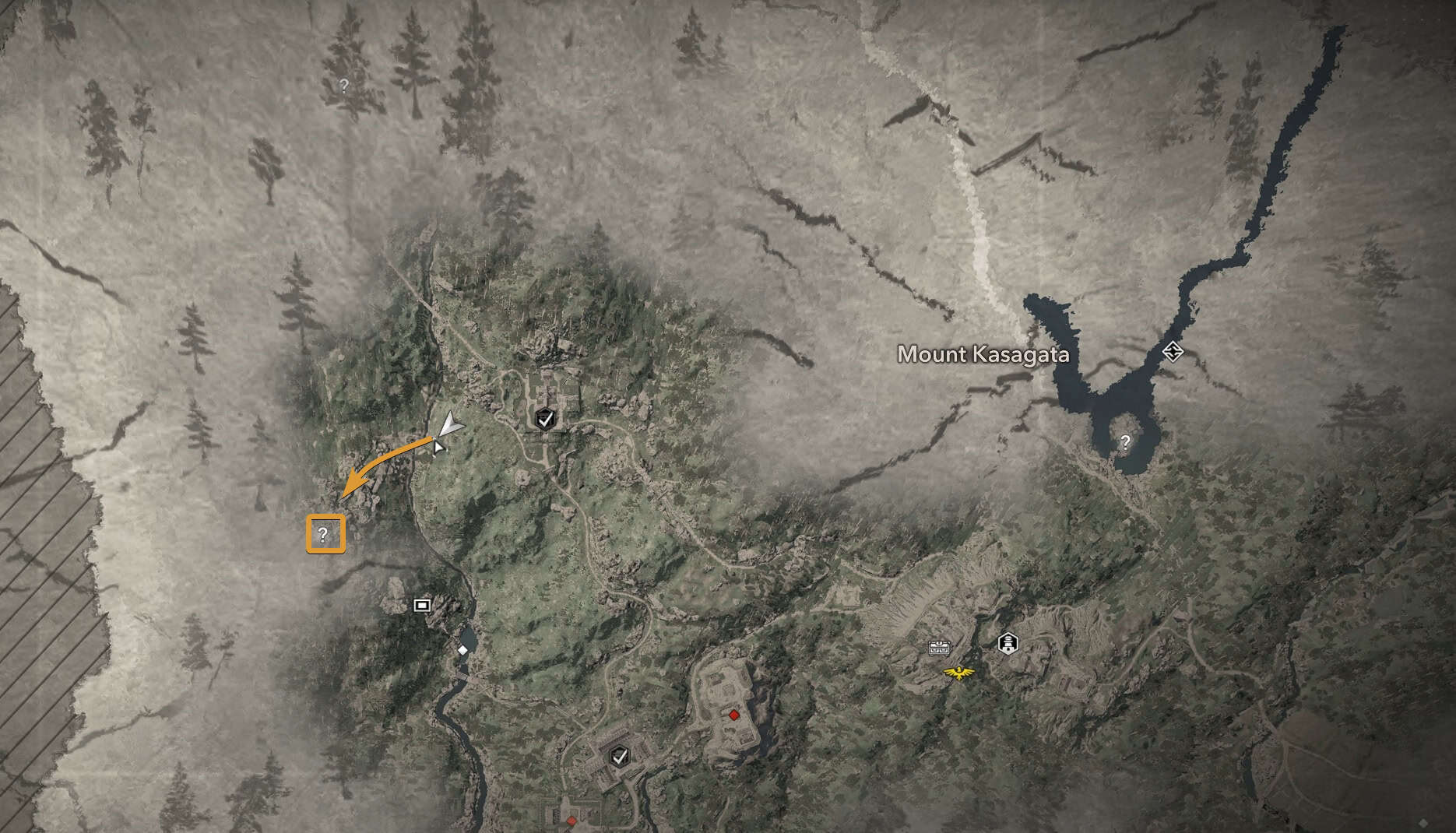 Harima's Peak Kuji-kiri Start Map