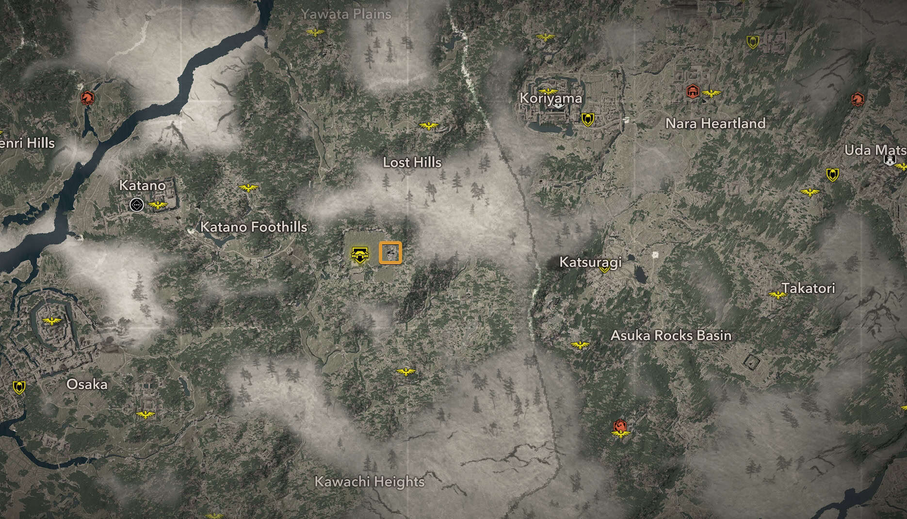 Hideout Kuji-kiri Map