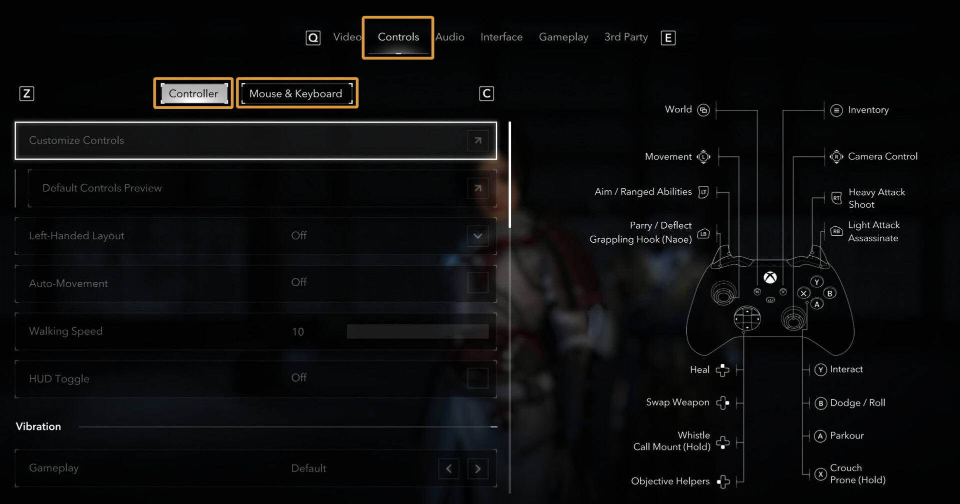How to access and customize controls