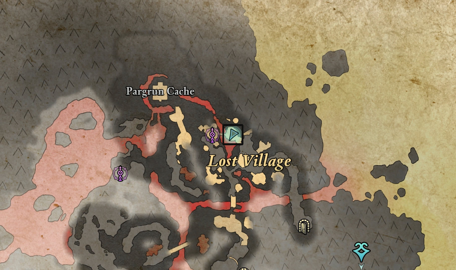 Hunter's Arrows of Surviving Map