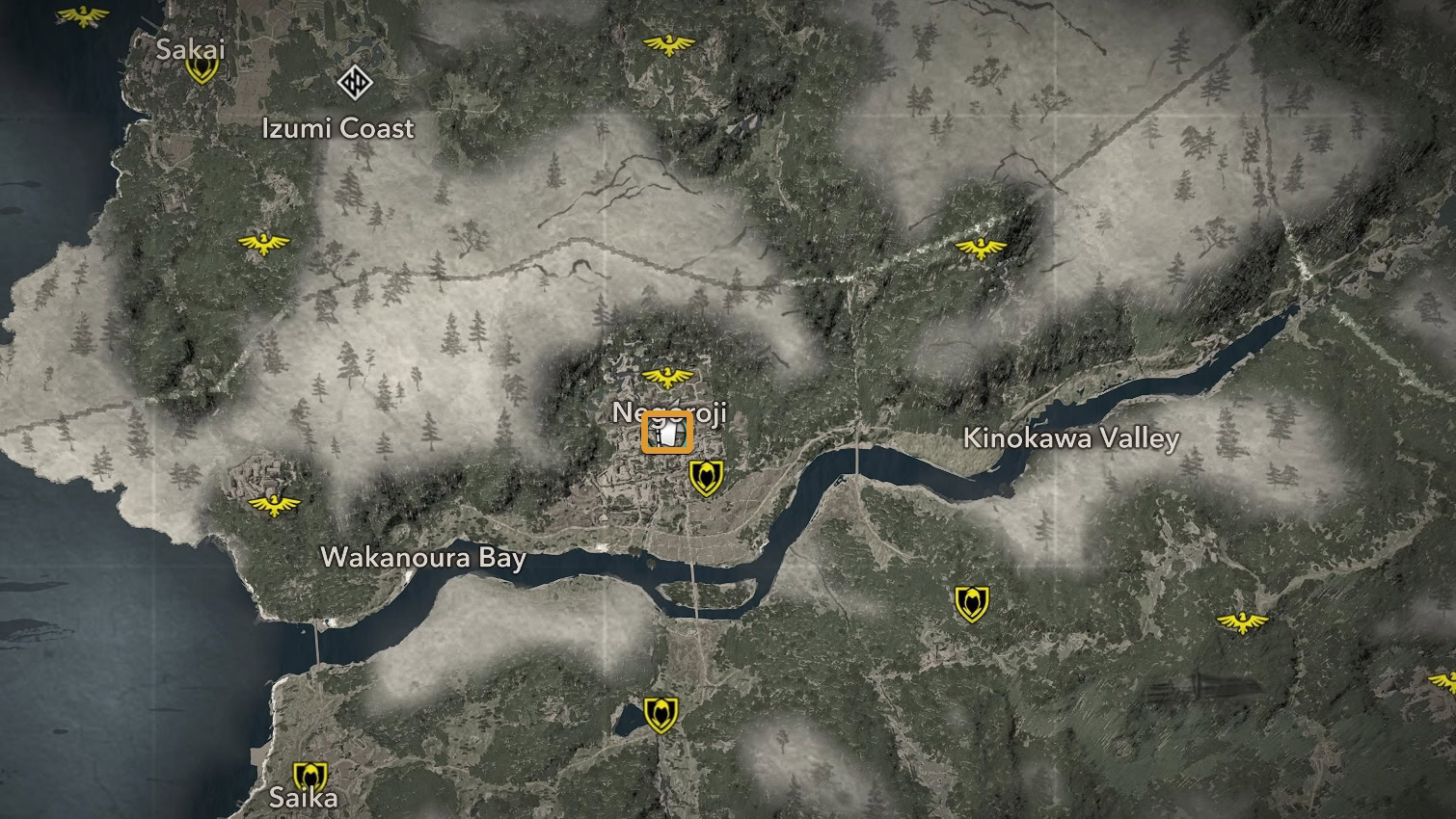 Ikko Ikki Kamon Location Map