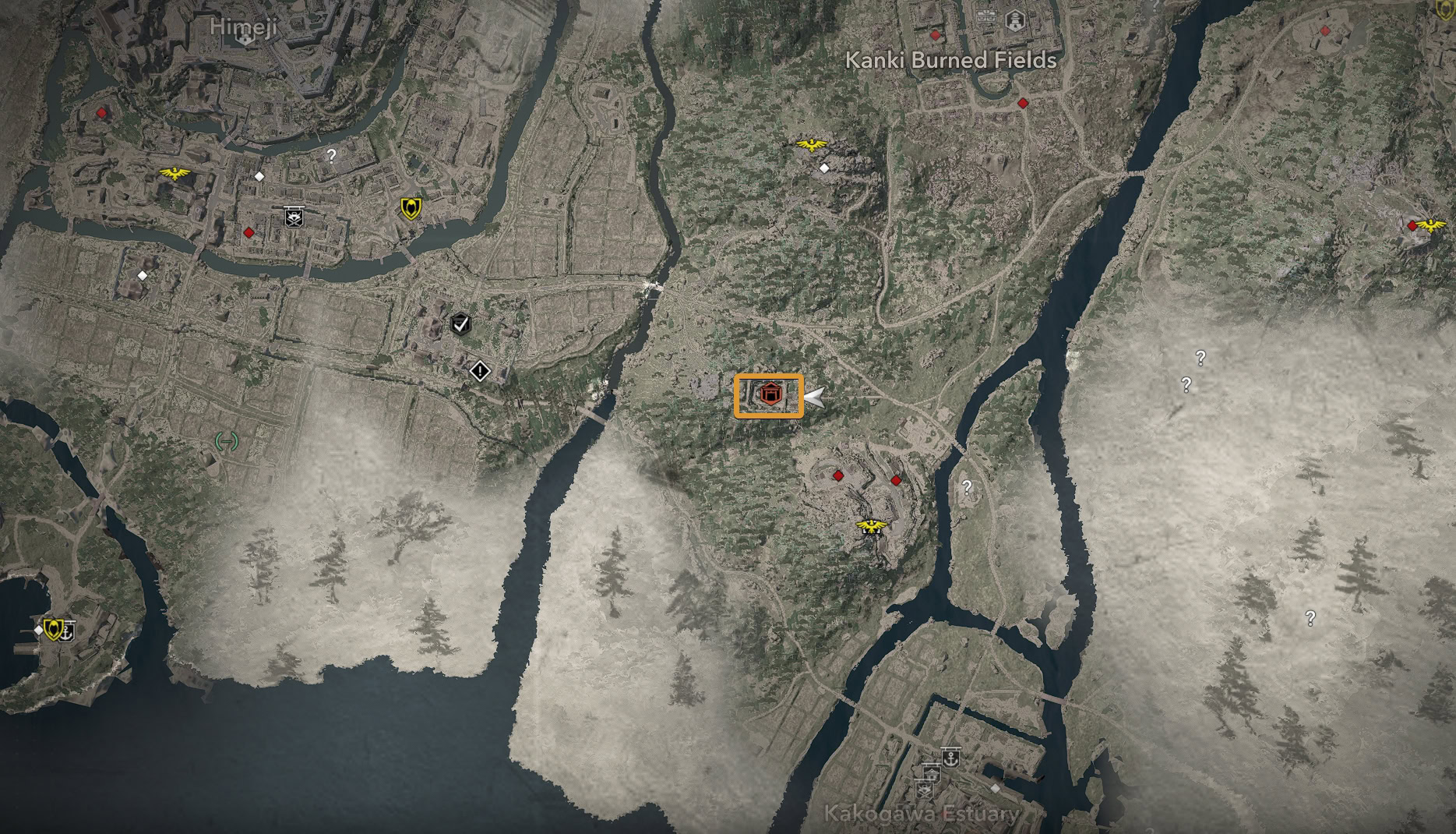 Ishinohoden Shrine Map