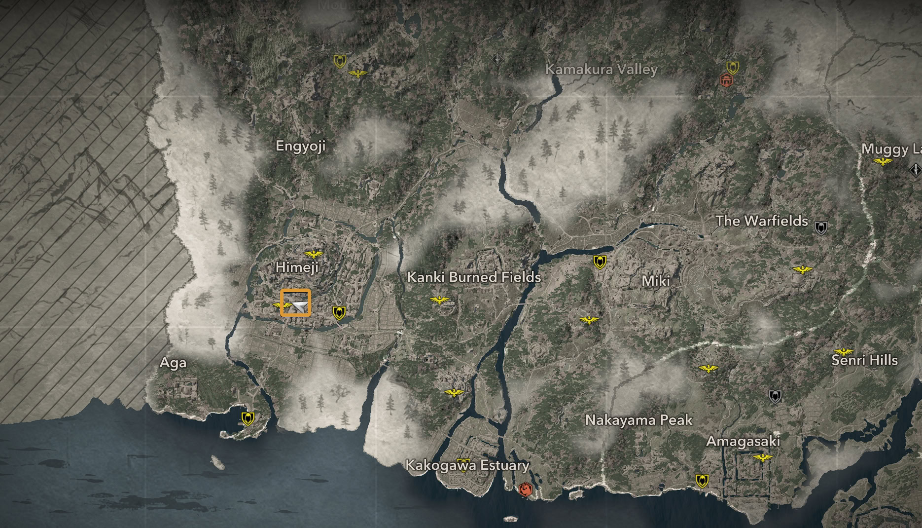 Itakura Shigezo Location Map
