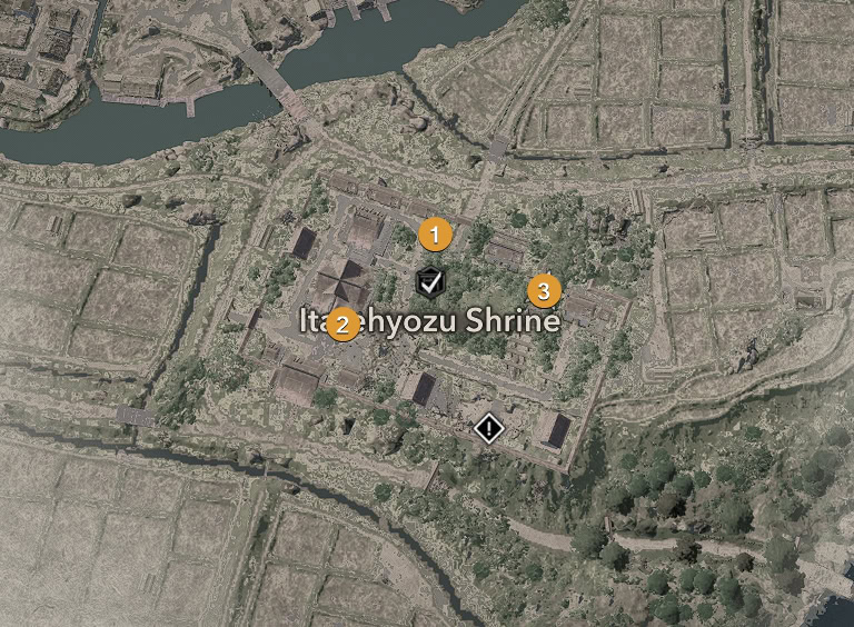 Itatehyozu Shrine Locations
