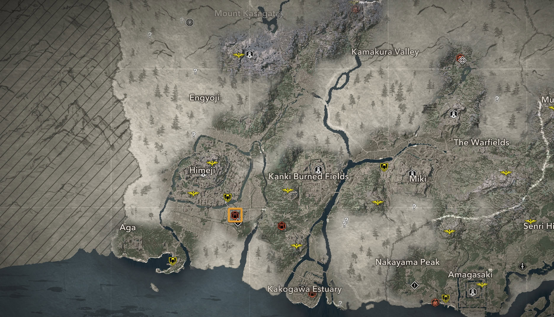 Itatehyozu Shrine Map