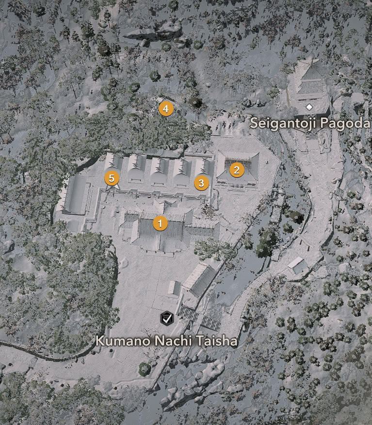 Kumano Nachi Taisha Markers