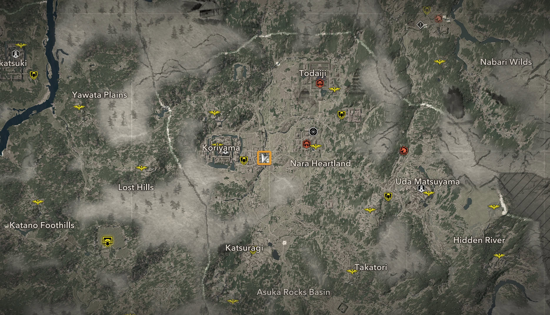Large Room Ornament Vendor Map