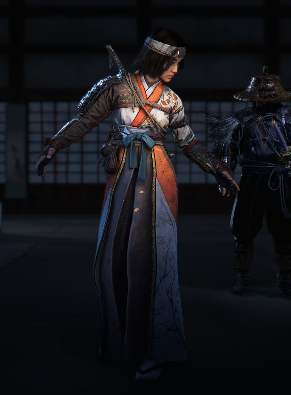 Legendary Onna-musha Kosode Front Preview