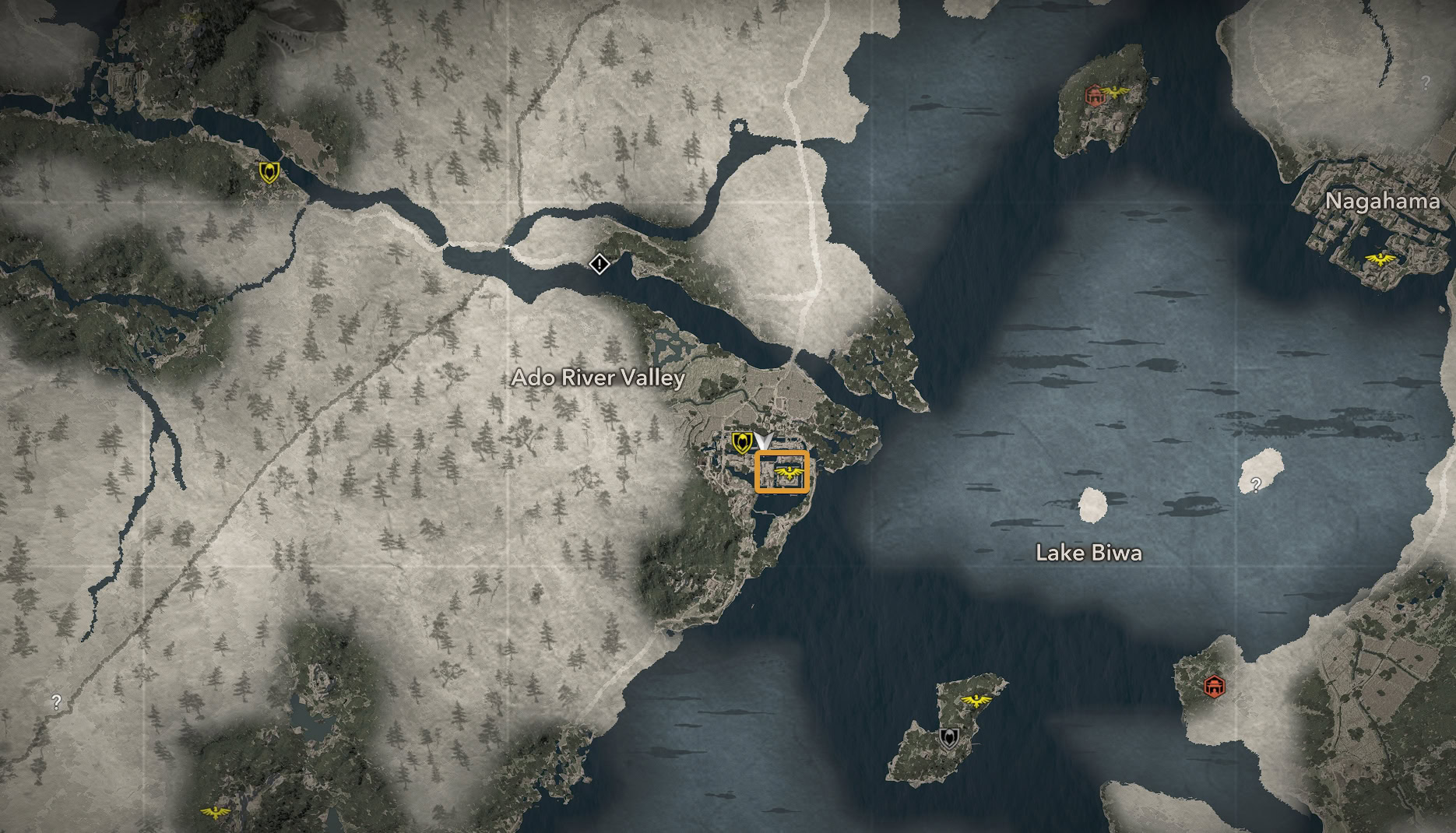 Mamushi Snake Hood - Omizo Castle Map