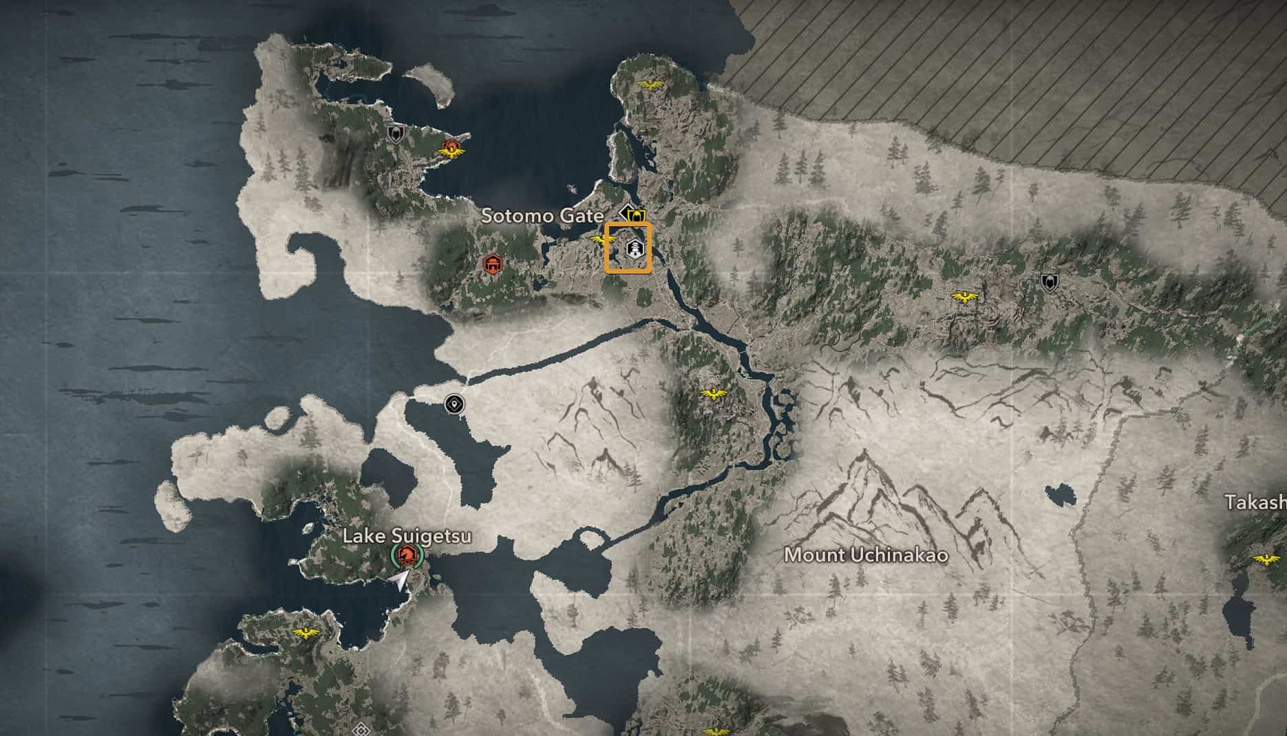 Master Archer Outfit - Tsuruga Castle Map