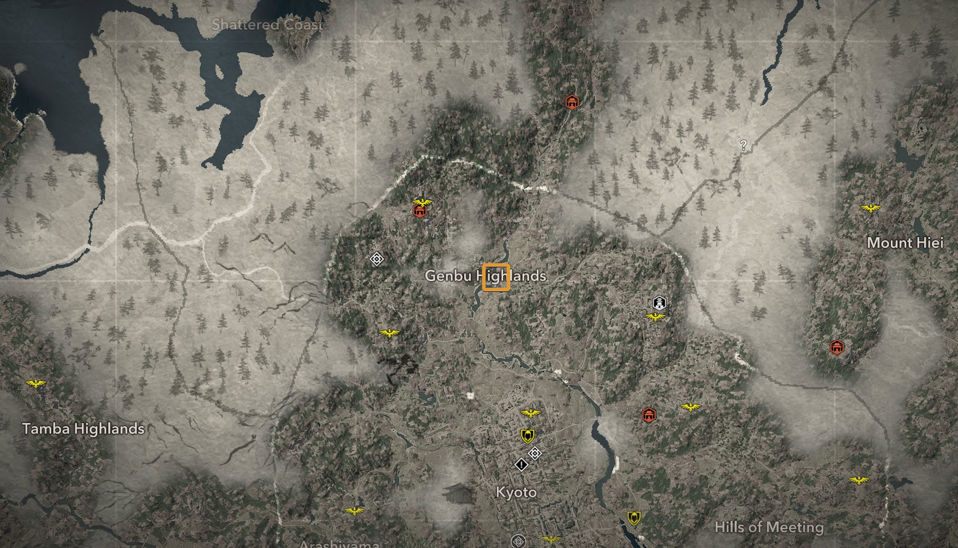 Medium Room Ornament Vendor Map