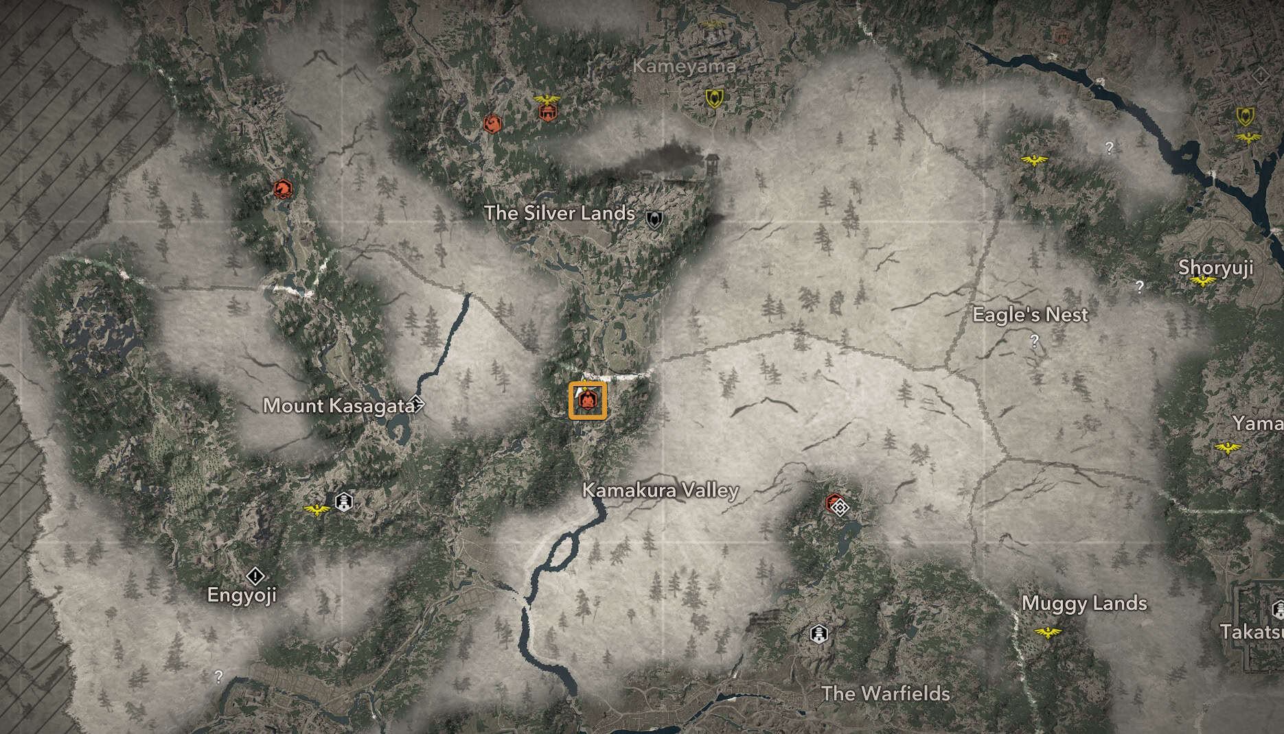 Mount Sen Kuji-kiri Map