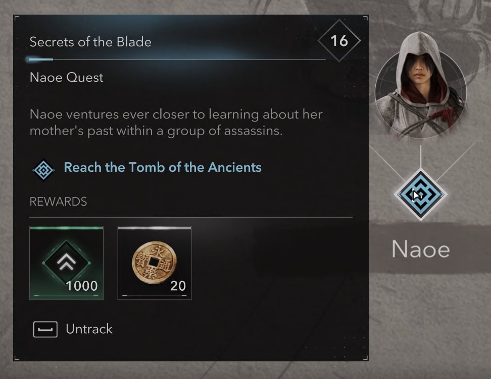 Naoe's Journey - The Assassins - Secrets of the Blade