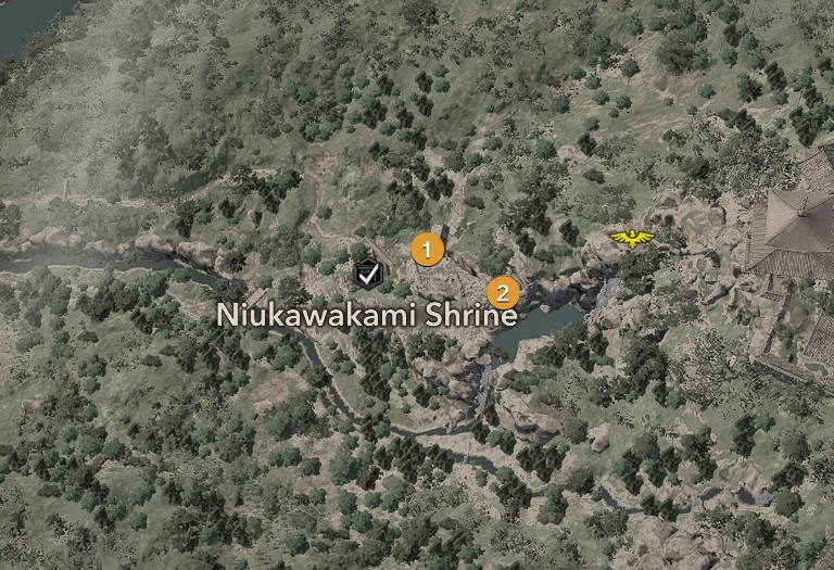 Niukawakami Shrine Markers