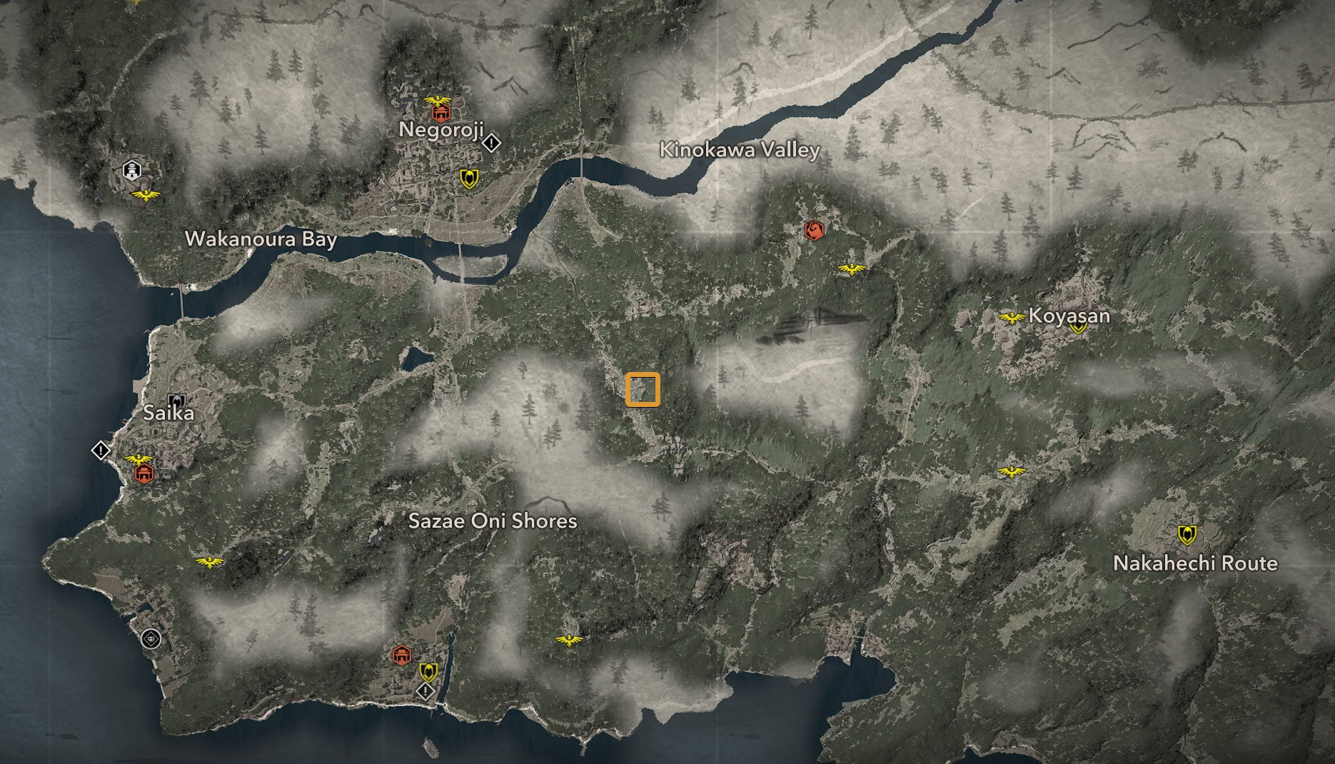 Noh Masterstroke Costume Location Start Map