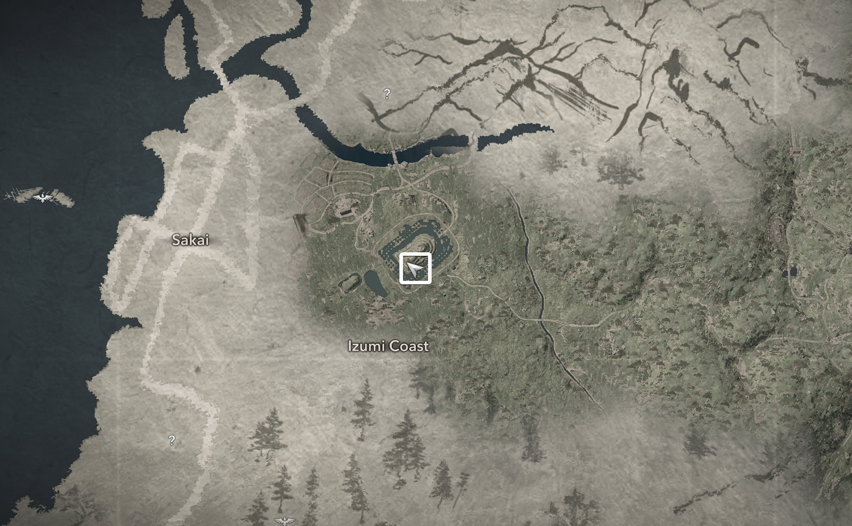 Old Kofun Entrance Map