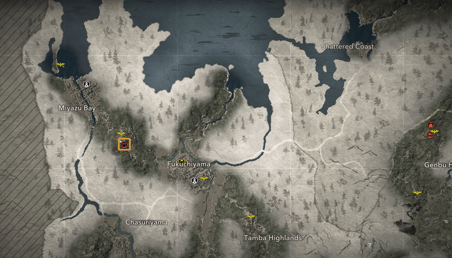 Onitake Shrine Map