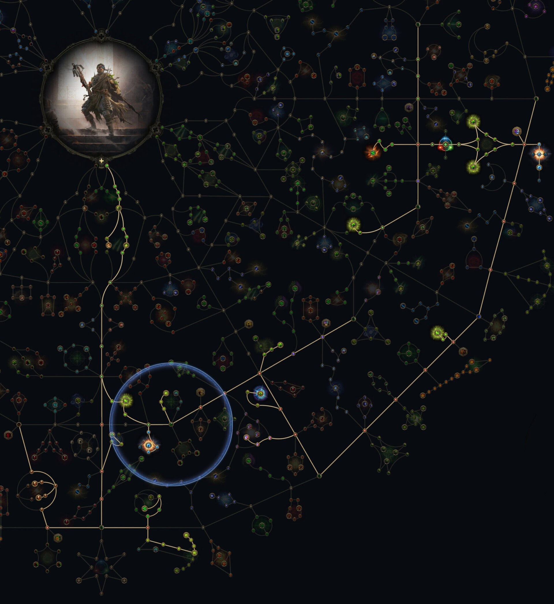 POE2 - Glacial Bolt Mercenary Leveling Build Full Tree
