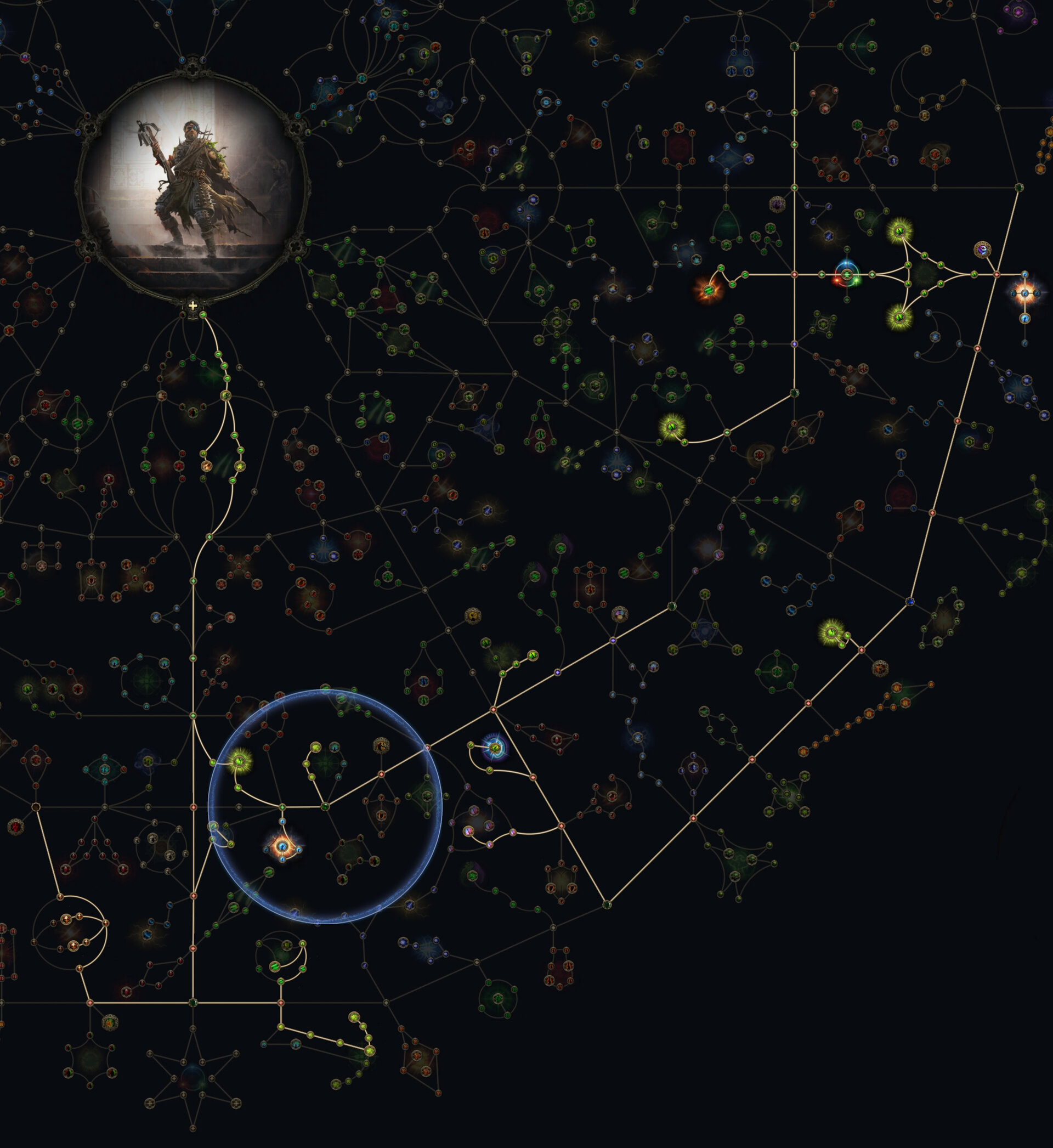 POE2 - Glacial Bolt Mercenary Leveling Build Full Tree