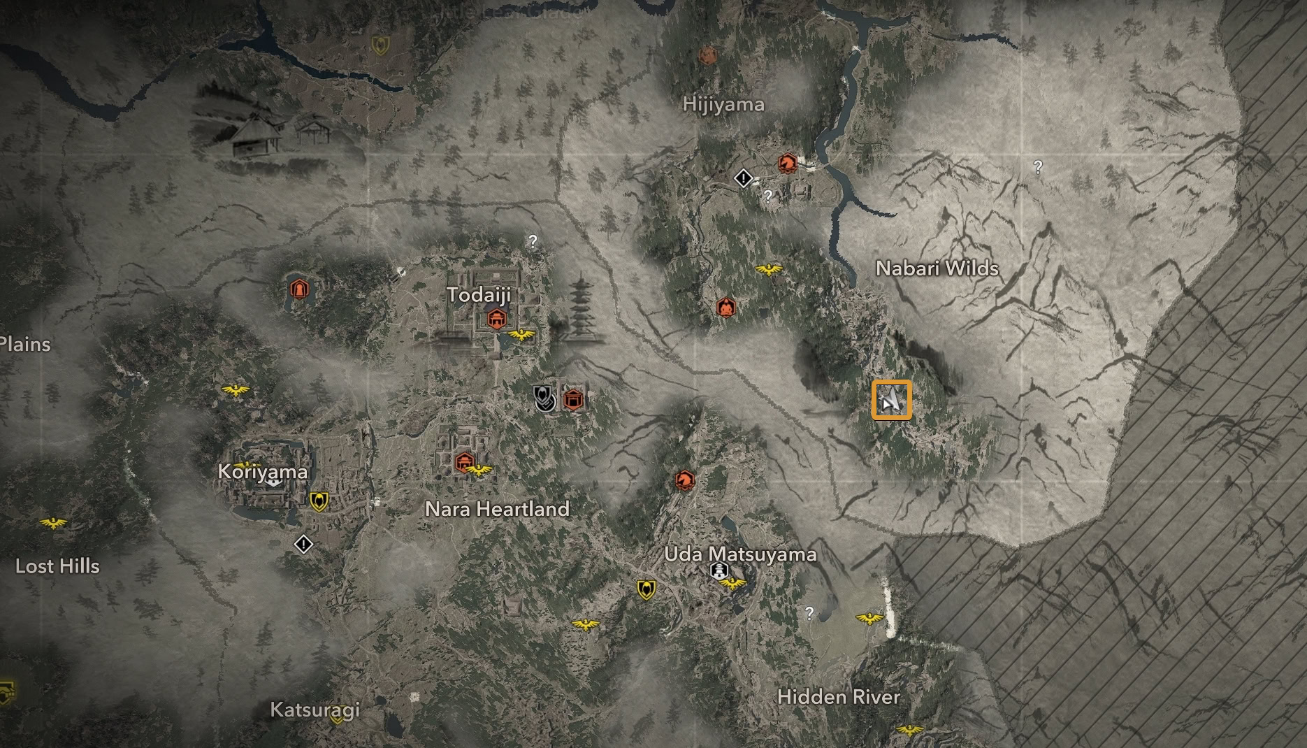 Path of Shadows Start path Map