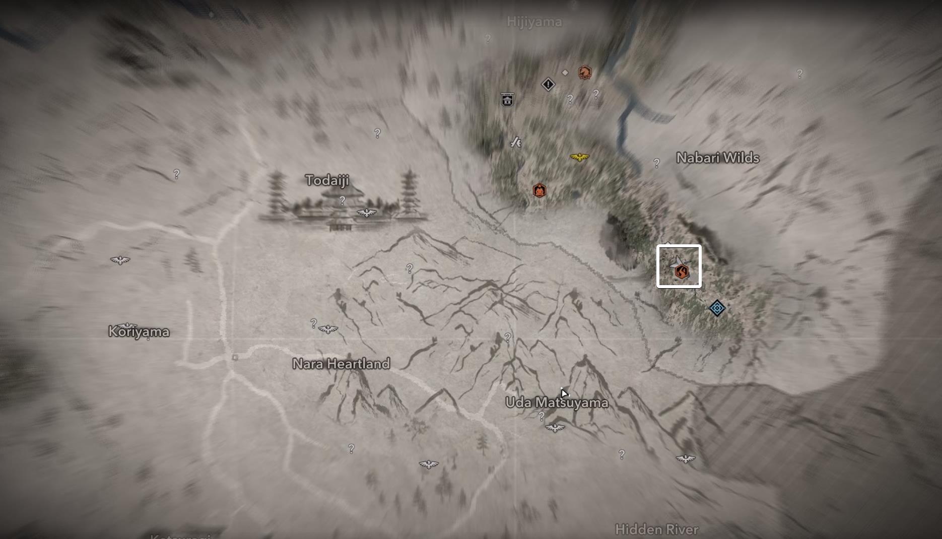 Path of shadows start map