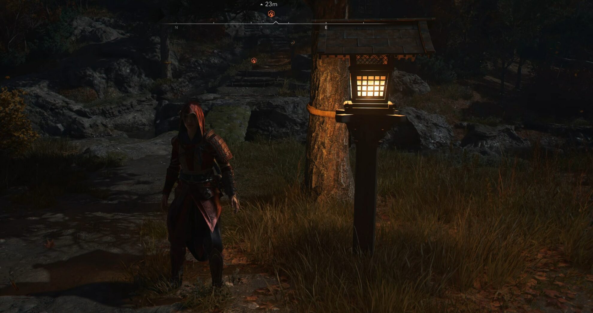 Path of the blade start