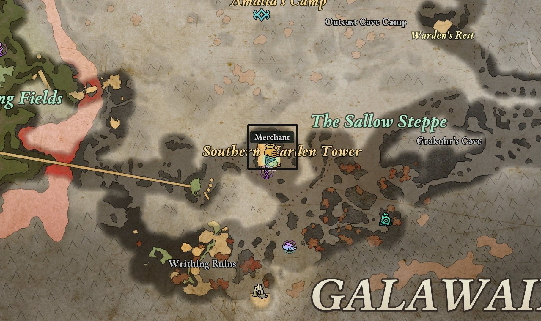 Pearlescent Icosahedral Helstone Map