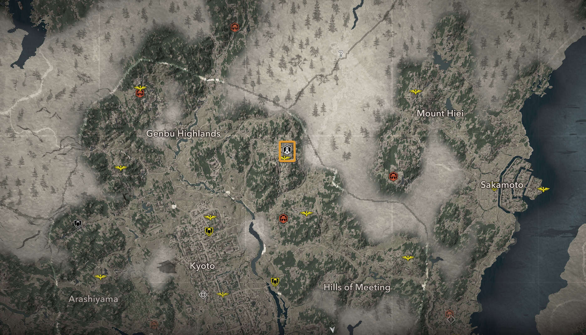 Protector's Helmet - Hanazono Castle Map